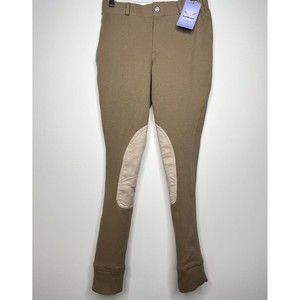 Tuff Rider Pants Girls 14 Equestrian jodhpurs Horseback Riding Low rise Pull On